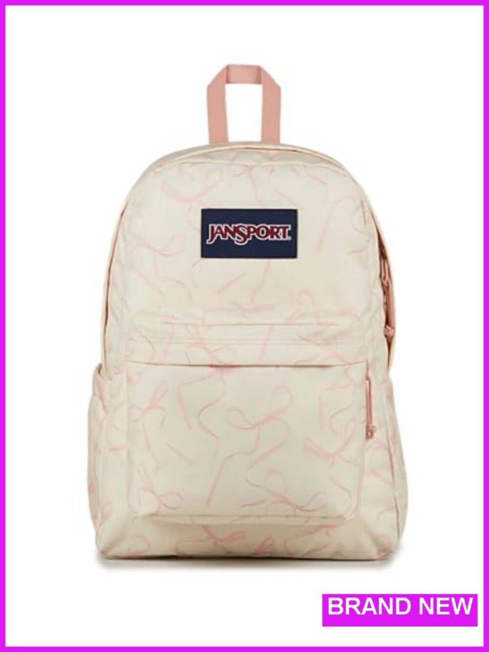 Laptop Backpack with Padded Sleeve and Bottle Pocket